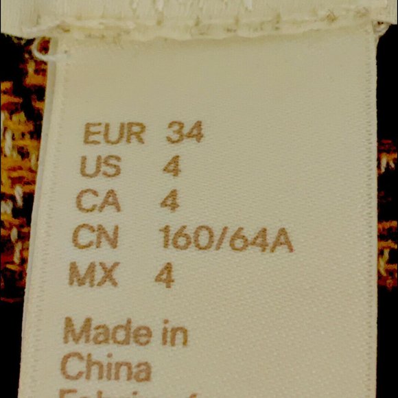 H&M Snakeskin Print Short Mini Skirt 4 - Picture 7 of 7